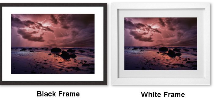 Stormy Sea Framed Print